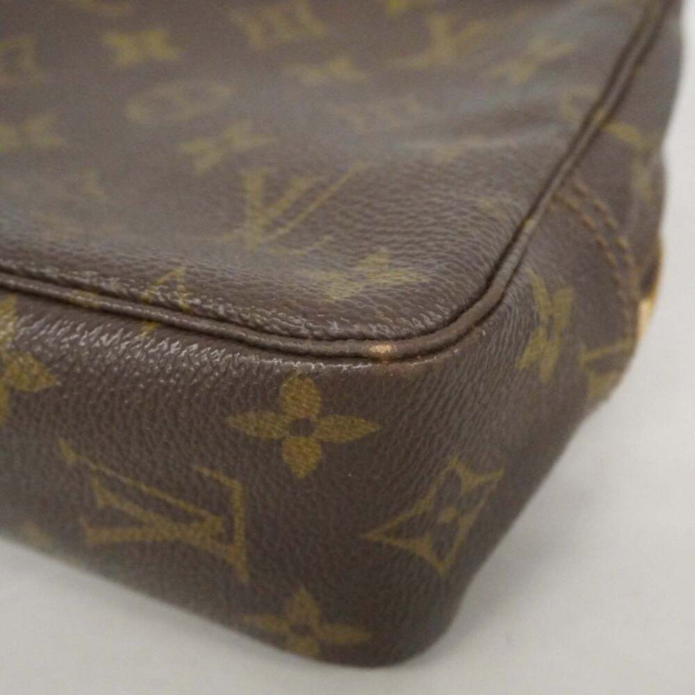 LOUIS VUITTON Authentic Brown Monogram Pouch - Picture 6 of 9
